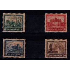 ALEMANIA 1930 Yv 427/30 SERIE COMPLETA DE ESTAMPILLAS NUEVAS MINT !!! RARISIMA ASI YA QUE LA GOMA DE LOS SELLOS DE ESTE BLOQUE NUNCA SE CONSERVA BIEN AQUI ES DE LUJO 440 EUROS !!